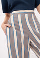 Givn Berlin Culotte ANNA aus LENZING™ ECOVERO™ Trousers Off White / Grey (Stripes)