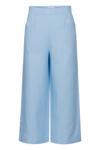 Givn Berlin Culotte FAY aus Leinen Trousers Pale Blue (Linen)