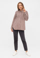 Givn Berlin Flanellhemd PAM aus Bio-Baumwolle Blouse Dark Purple / Dark Grey / Beige (Checked)