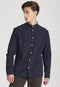 Flanellhemd WES aus Bio-Baumwolle - Midnight Blue