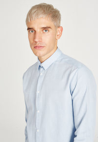 Givn Berlin Hemd KENT aus Bio-Baumwolle Buttoned Shirt Light Blue