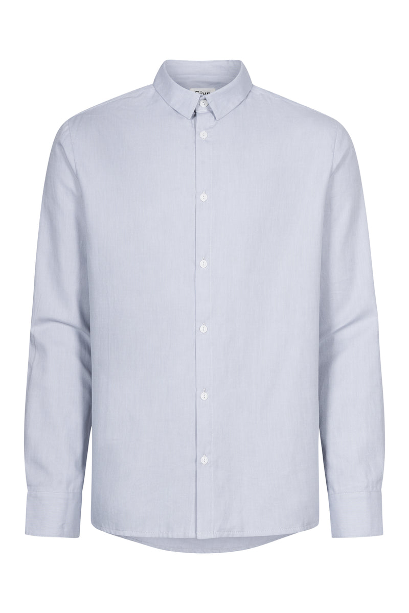 Givn Berlin Hemd KENT aus Bio-Baumwolle Buttoned Shirt Light Grey