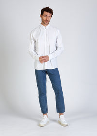 Givn Berlin Hemd KENT aus Bio-Baumwolle Buttoned Shirt White (Elements)