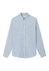 Givn Berlin Hemd RAMIN aus Bio-Baumwolle Buttoned Shirt Light Blue