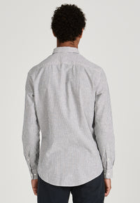 Givn Berlin Hemd RAMIN aus Bio-Baumwolle  Buttoned Shirt Midnight Blue / White (Stripes)