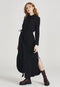Hemdblusenkleid STELLA aus TENCEL™ Lyocell - Black (Tencel)