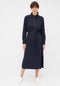 Givn Berlin Hemdblusenkleid GRETA aus Bio-Baumwolle Dress Navy Blue