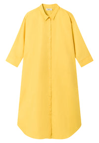 Givn Berlin Hemdblusenkleid MAGGIE aus TENCEL™ REFIBRA™ Lyocell Dress Sunny Yellow (Refibra)