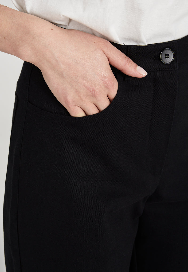 Givn Berlin Hose CLAIRE aus Bio-Baumwolle Trousers Black