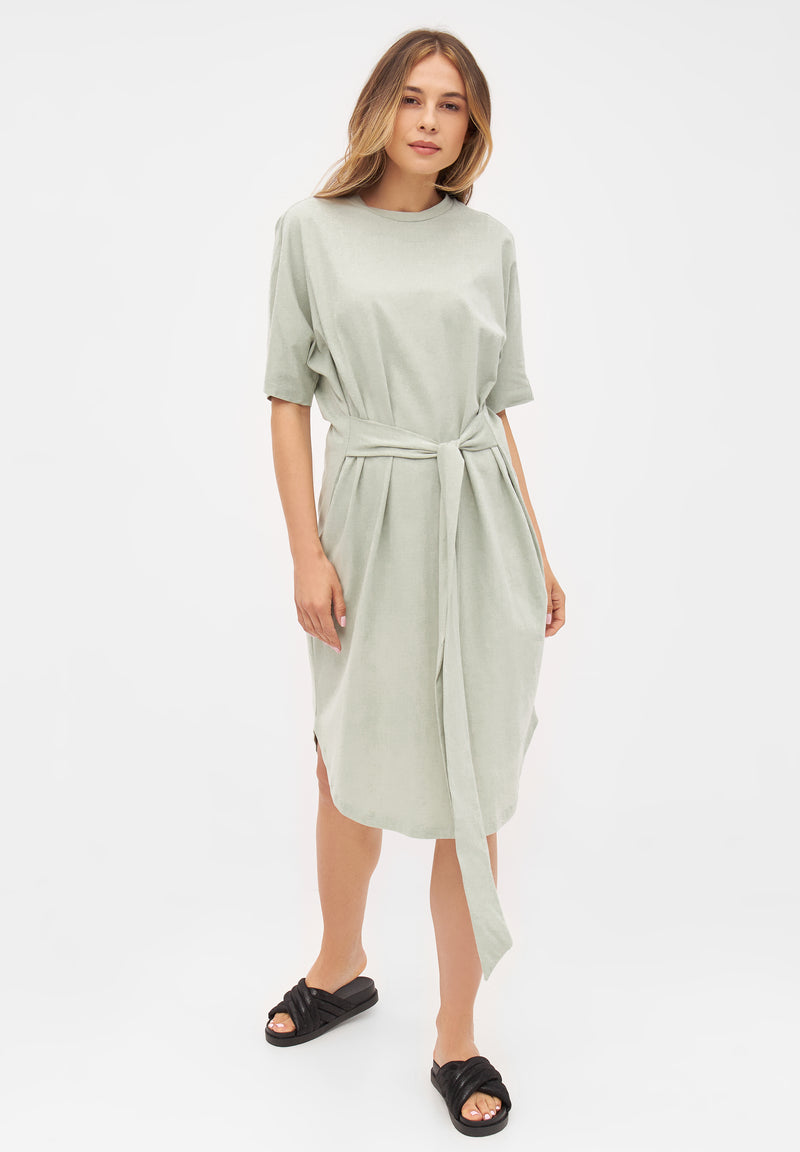 Givn Berlin Jersey-Kleid LILOU aus Bio-Baumwolle Dress Sage