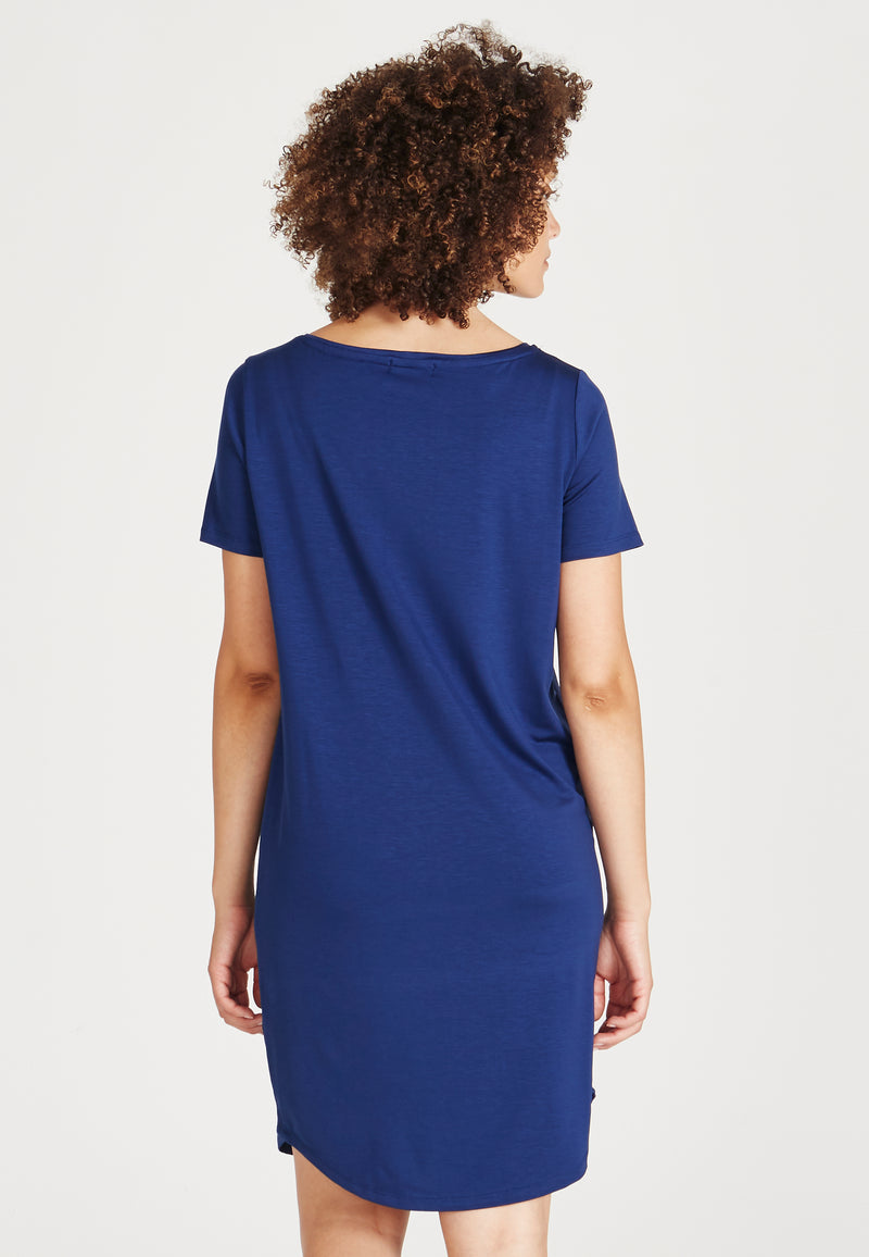 Givn Berlin Jersey-Kleid  NATHALIE aus TENCEL™ Lyocell Dress Navy Blue (Tencel)