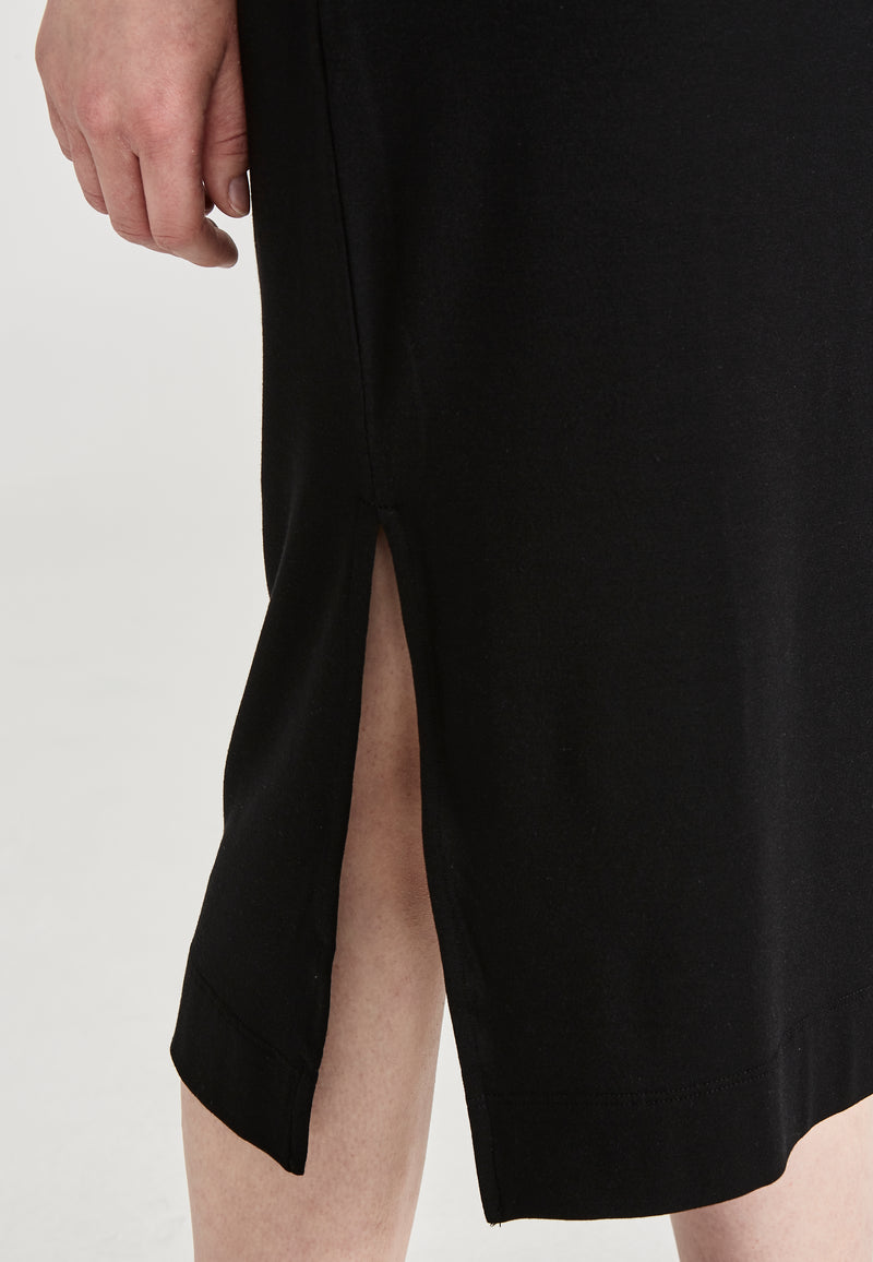 Givn Berlin Jersey-Kleid  SOFIA aus TENCEL™ Lyocell Dress Black (Tencel)