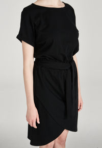 Givn Berlin Jersey-Kleid YLVA aus Bio-Baumwolle Dress Black