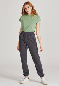 BRENDA organic cotton sweatpants - Shadow Grey