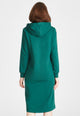 Givn Berlin Kapuzen-Sweatkleid ELENOR aus Bio-Baumwolle Dress Cedar Green