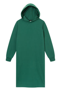 Givn Berlin Kapuzen-Sweatkleid ELENOR aus Bio-Baumwolle Dress Cedar Green
