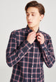 Givn Berlin Karo-Hemd KENT aus Bio-Baumwolle Buttoned Shirt Blue / Red (Checks)