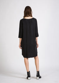 Givn Berlin Kleid FREYA aus TENCEL™ Lyocell Dress Black (Tencel)