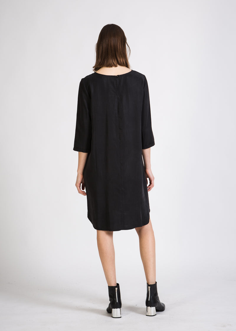 Givn Berlin Kleid FREYA aus TENCEL™ Lyocell Dress Black (Tencel)