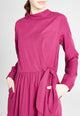 Givn Berlin Kleid INDIRA aus TENCEL™ REFIBRA™ Lyocell Dress Dark Pink (Refibra)