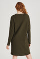 Givn Berlin Kleid JOSY aus recycelter Baumwolle Dress Dark Olive