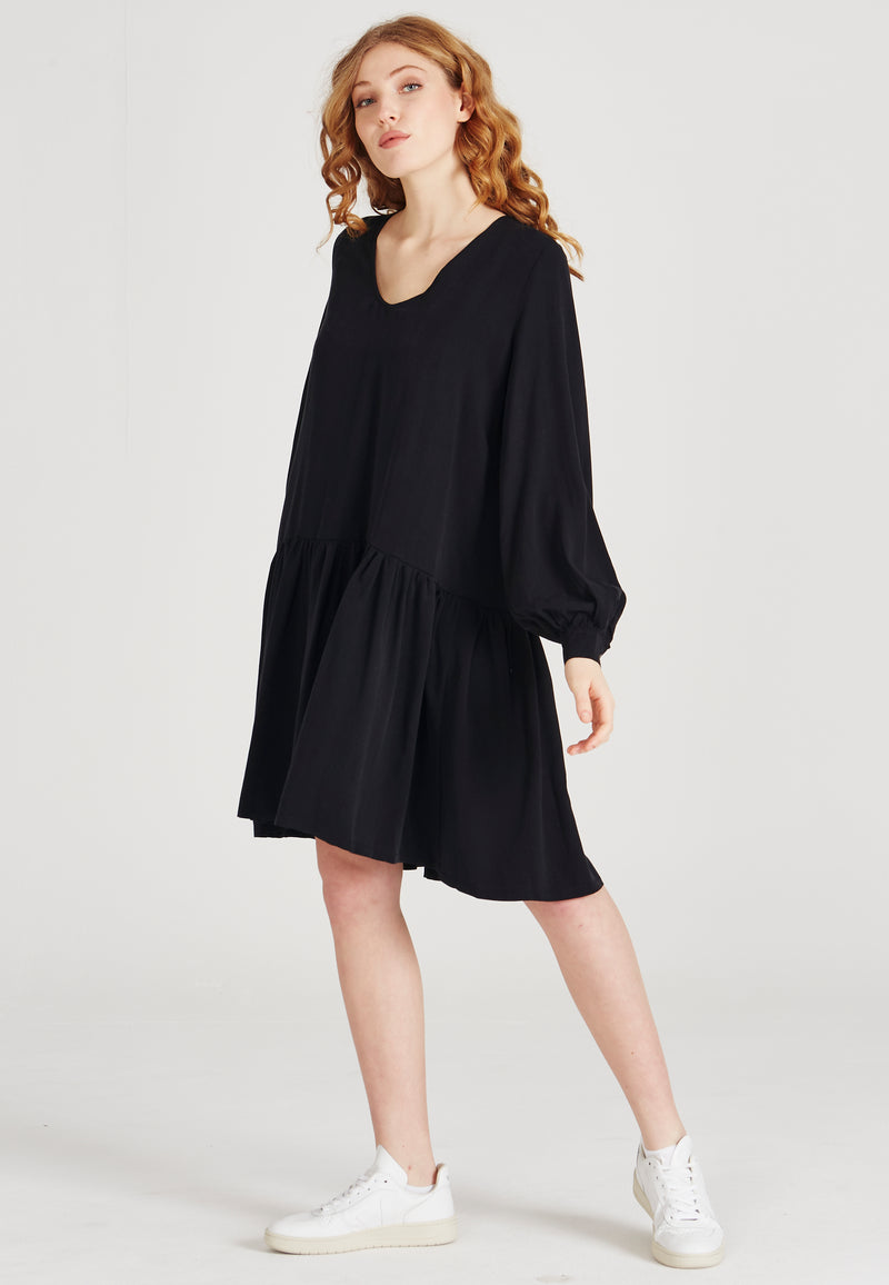 Kleid ROMY aus TENCEL™ Lyocell - Black (Tencel)