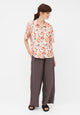 Givn Berlin Kurzarmbluse STINE aus LENZING™ ECOVERO™ Blouse Lavender / Sage (Flowers)