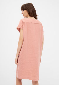 Givn Berlin Leinenkleid BLAIR aus Leinen Dress Desert Peach (Linen)