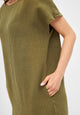 Givn Berlin Leinenkleid BLAIR aus Leinen Dress Olive Oil (Linen)
