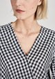 Givn Berlin Blusenshirt MISHA aus LENZING™ ECOVERO™ Blouse Midnight Blue / White (Checked)