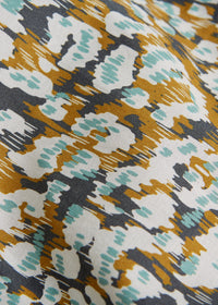 Givn Berlin Maxikleid MARINA aus Bio-Baumwolle Dress Mint / Mustard (Pattern)