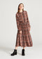 Givn Berlin Maxikleid MARINA aus LENZING™ ECOVERO™ Dress Black / Orange (Hearts)