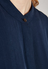 Givn Berlin Maxikleid MARINA aus TENCEL™ Lyocell Dress Midnight Blue (Tencel)