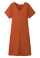 Givn Berlin Maxikleid ONA aus TENCEL™ REFIBRA™ Lyocell Dress Terracotta (Refibra)