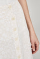 Givn Berlin Midirock TILDA aus LENZING™ ECOVERO™ Skirt Clay / White (Flowers)