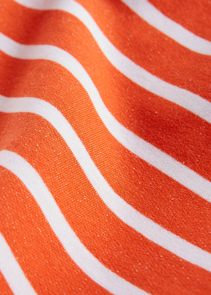Givn Berlin Midirock VANA aus Bio-Baumwolle Skirt Orange / White (Stripes)