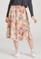 Givn Berlin Midirock VANA aus LENZING™ ECOVERO™ Skirt Grey / Copper