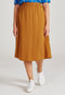 Givn Berlin Midirock VANA aus TENCEL™ Lyocell Skirt Rubber Brown (Tencel)
