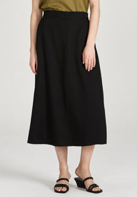 Givn Berlin Midirock VANA aus TENCEL™ Lyocell Skirt Black (Tencel)