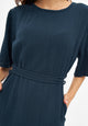 Givn Berlin Musselinkleid ALVA aus Bio-Baumwolle Dress Midnight Blue