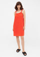 Givn Berlin Musselinkleid ELIF aus Bio-Baumwolle Dress Sunset Orange