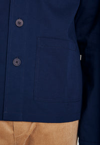 Givn Berlin Overshirt BEN aus Bio-Baumwolle Jacket Blue