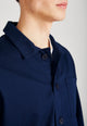 Givn Berlin Overshirt BEN aus Bio-Baumwolle Jacket Blue