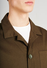 Givn Berlin Overshirt BEN aus Bio-Baumwolle Jacket Olive