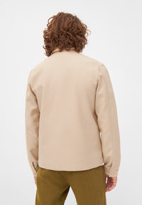 Givn Berlin Overshirt BEN aus Bio-Baumwolle Jacket Light Brown