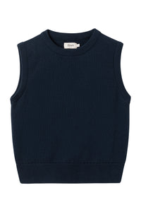 Givn Berlin Pullunder AMBER aus Bio-Baumwolle Sweater Midnight Blue