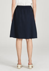 Givn Berlin Rock LEONIE aus TENCEL™ Lyocell Skirt Midnight Blue (Tencel)