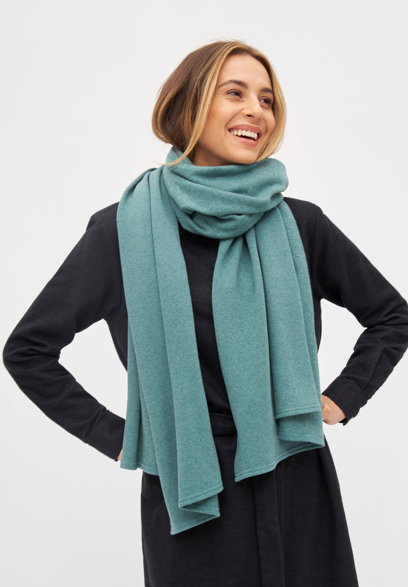 Givn Berlin Schal DANA aus recycelter Baumwolle Scarf Mustard