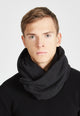 Givn Berlin Schlauchschal EZRA aus recycelter Baumwolle Scarf Dark Grey