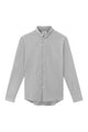 Givn Berlin Shirt KENT aus Bio-Baumwolle Buttoned Shirt Mid Grey (Oxford)